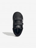 Sapatilhas Adidas Superstar II Comfort CF I Pretas e Brancas Com Velcro
