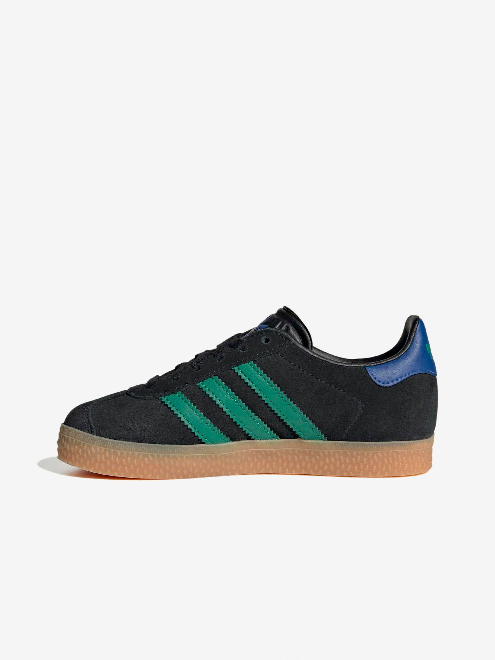 Sapatilhas Adidas Gazelle C Pretas, Azuis e Verdes Em Camurça