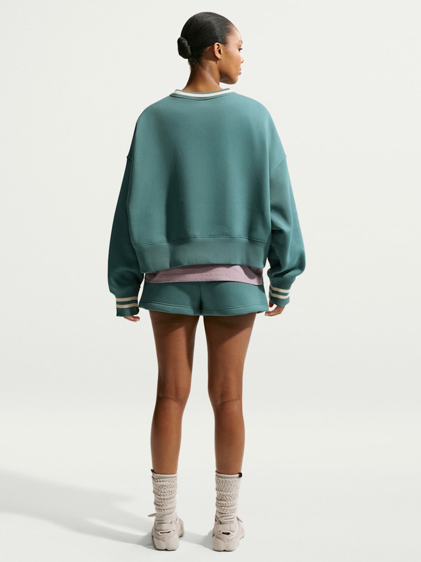 Cal��es Nike Sportswear Phoenix Fleece High Rise Verdes Para Mulher