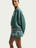 Cal��es Nike Sportswear Phoenix Fleece High Rise Verdes Para Mulher