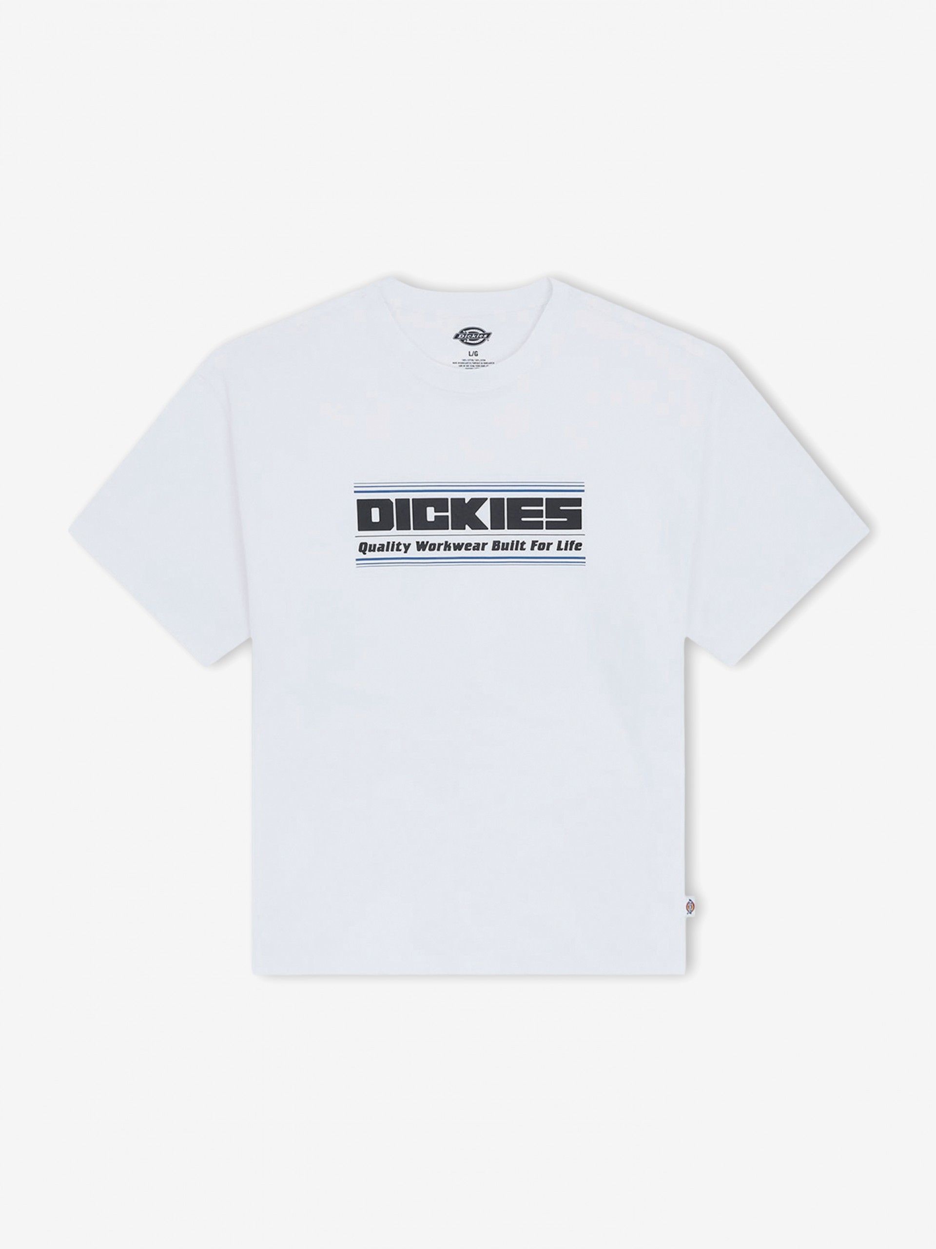 Camiseta Dickies Derby Midweight Blanca