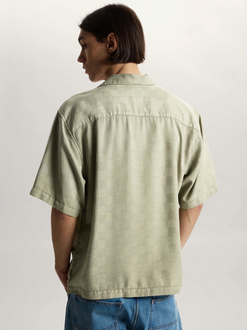 Vans Van Doren Check Soft Camp Green Shirt