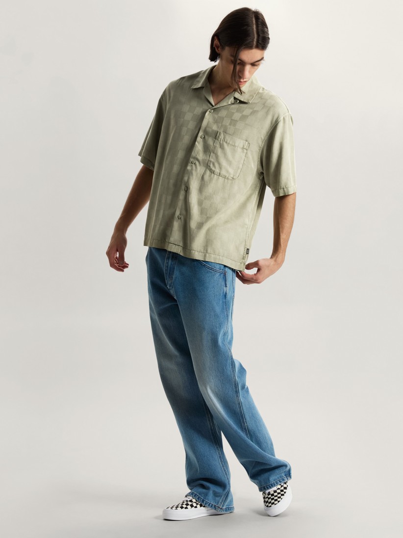 Vans Van Doren Check Soft Camp Green Shirt