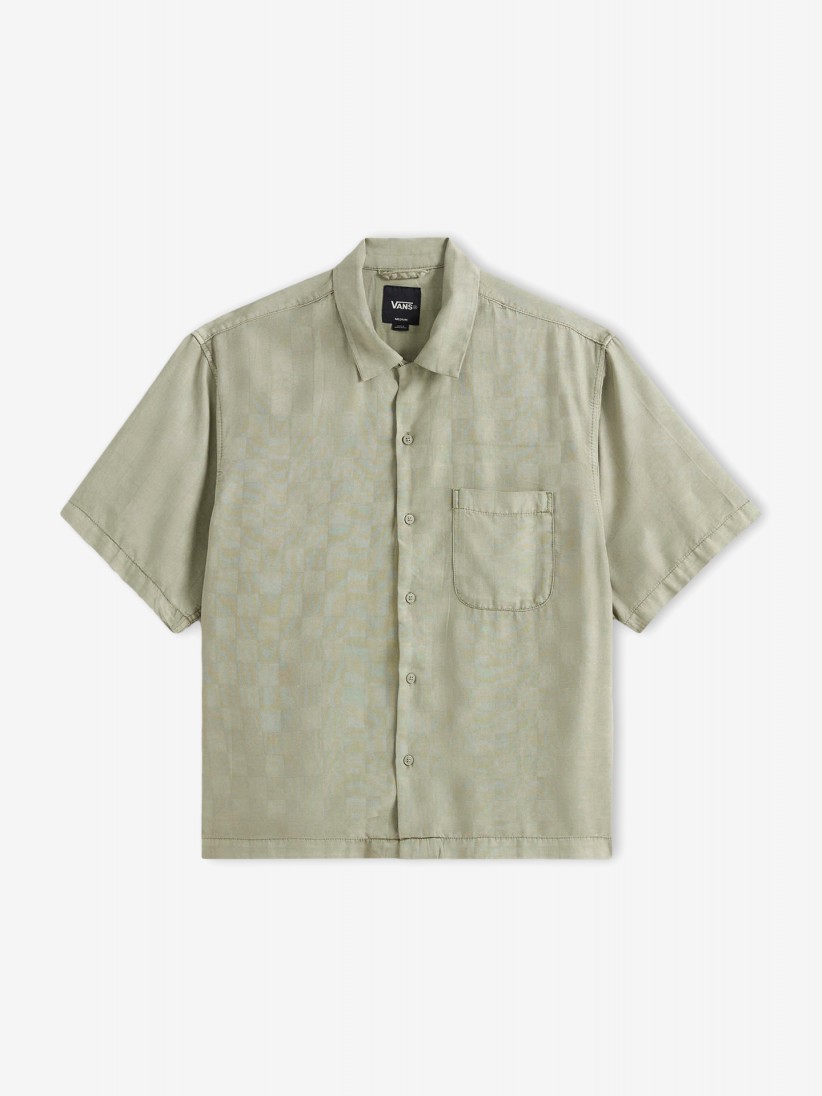 Vans Van Doren Check Soft Camp Green Shirt