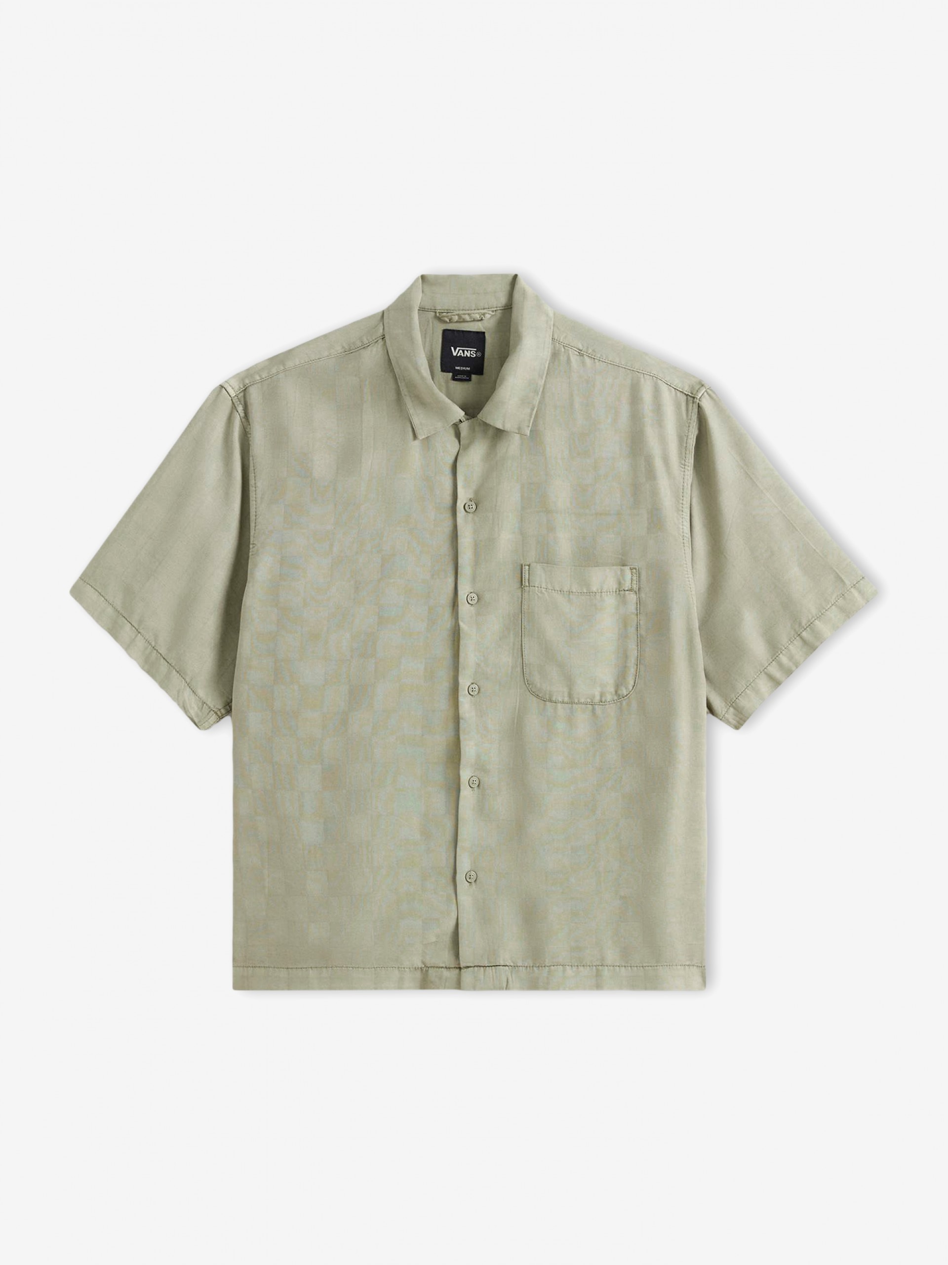 Vans Van Doren Check Soft Camp Green Shirt