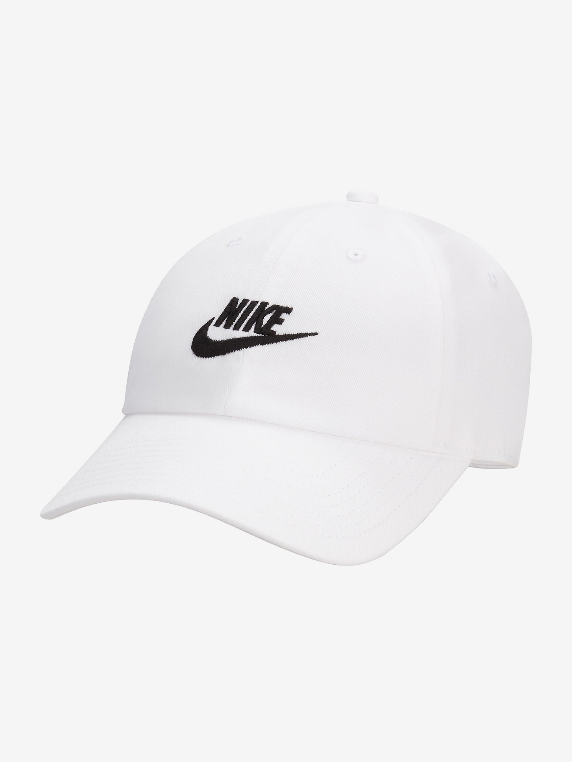 Boné Nike Club Branco Com Efeito Lavado