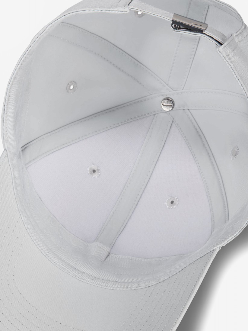 Nike Dri-FIT Club Structured Metal Swoosh Grey Cap