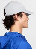 Nike Dri-FIT Club Structured Metal Swoosh Grey Cap