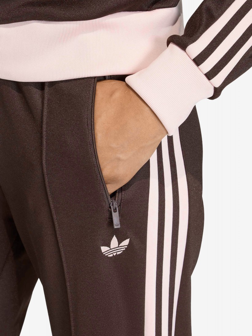 Cal�as Adidas Classic W Castanhas e Rosa
