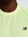 New Balance Viz-Tech Run Green Running T-shirt