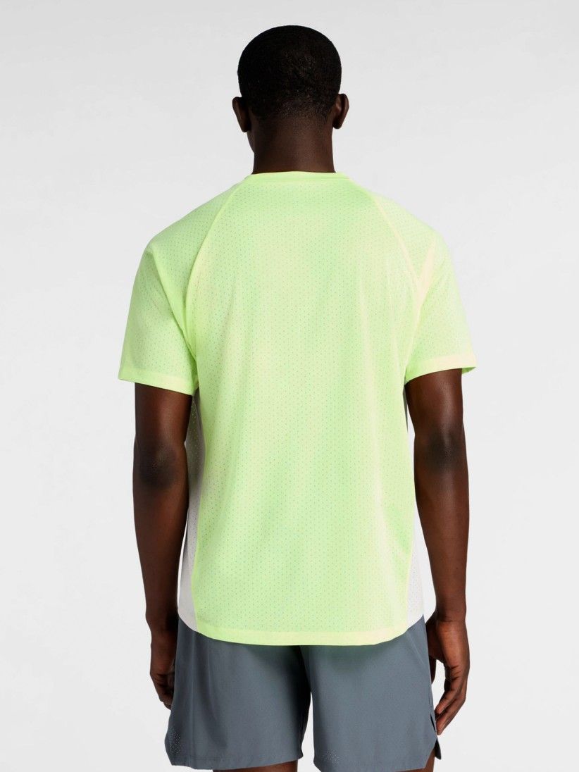 New Balance Viz-Tech Run Green Running T-shirt