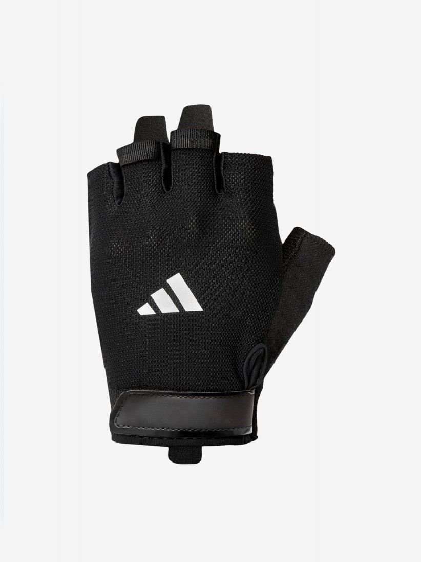 Luvas de Treino Adidas Essential Pretas e Brancas