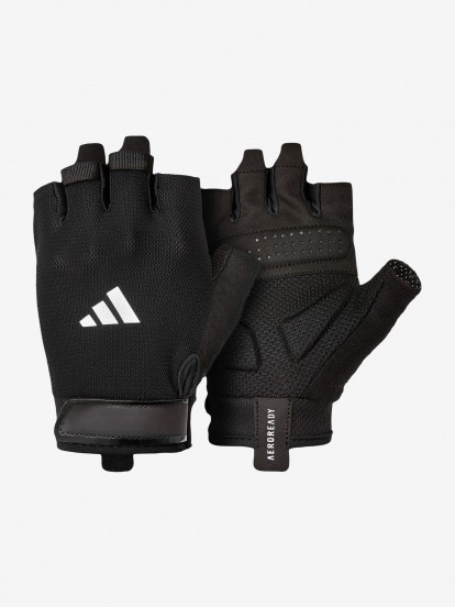 Adidas Essential Black and White Training Gloves