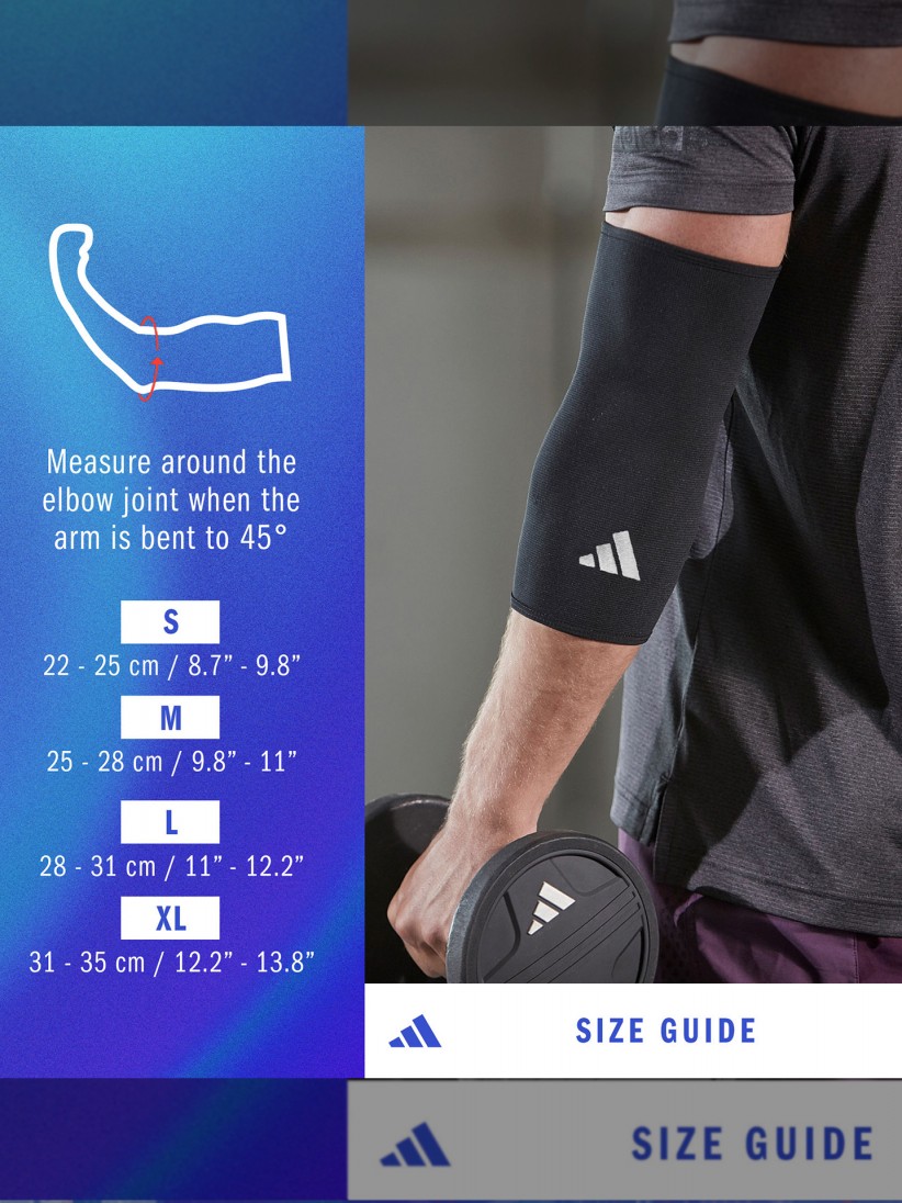 Adidas Recovery Black Elbow Support