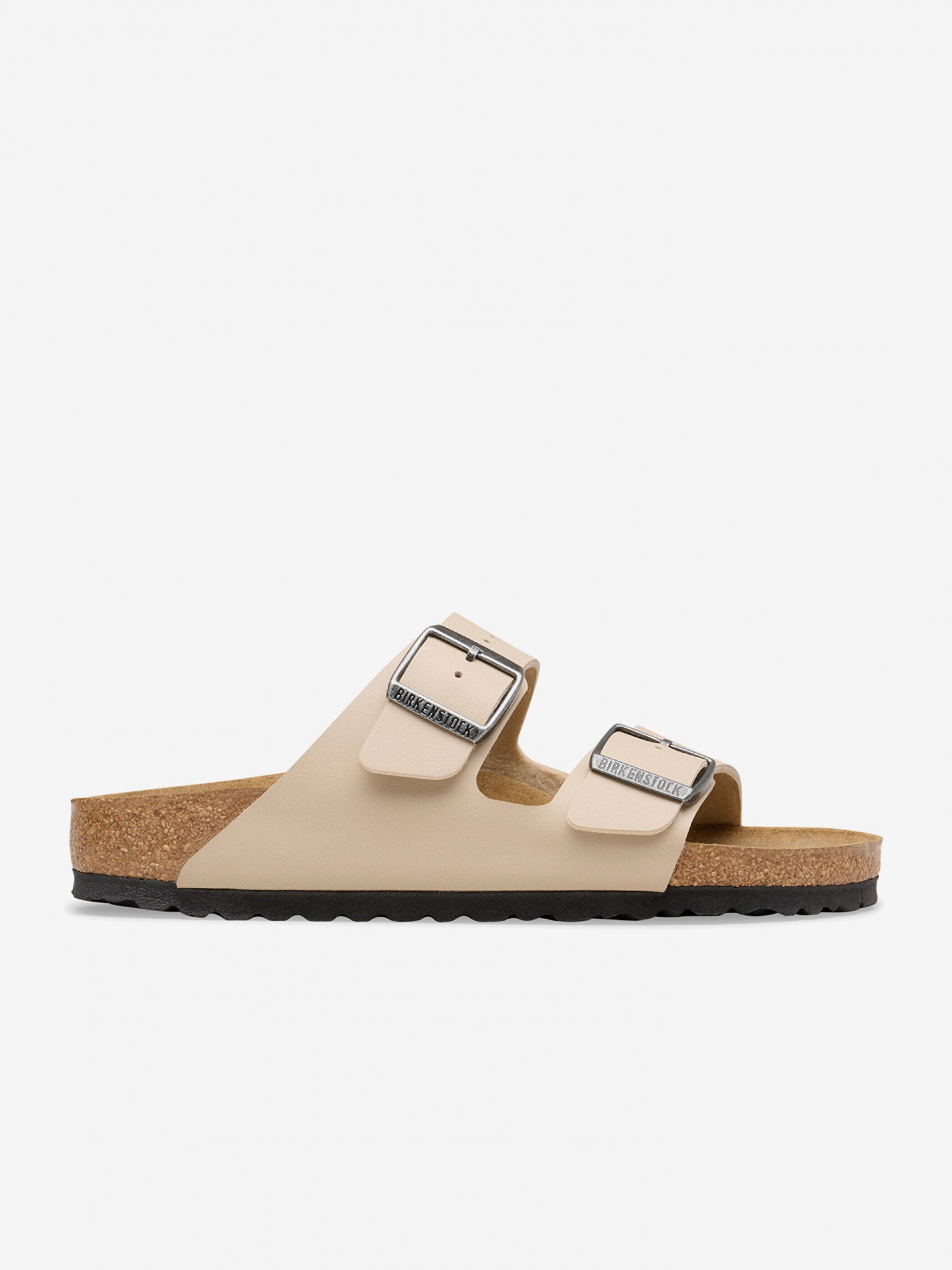 Birkenstock Arizona Birko-Flor Beige Slides