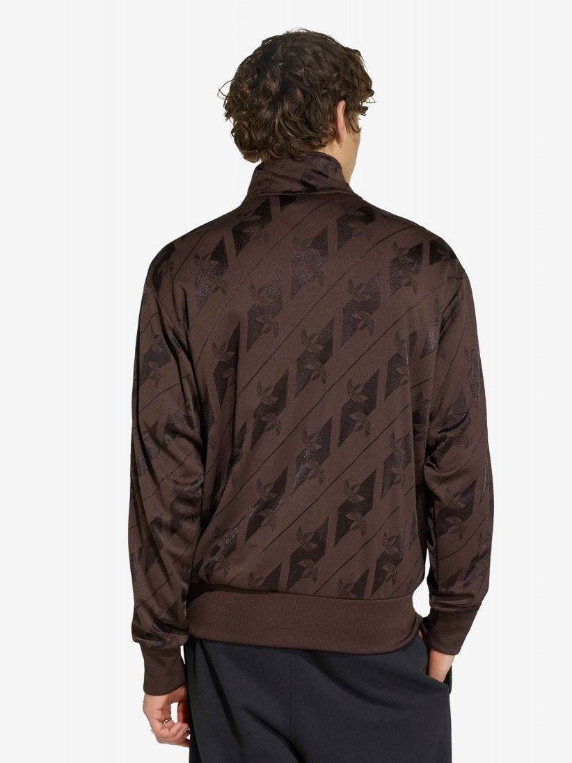 Adidas Monogram Firebird Brown Jacket