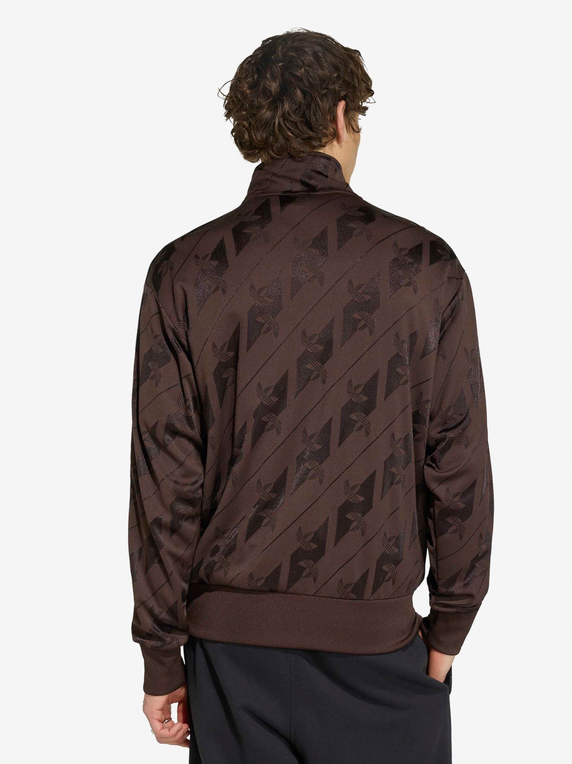 Adidas Monogram Firebird Brown Jacket