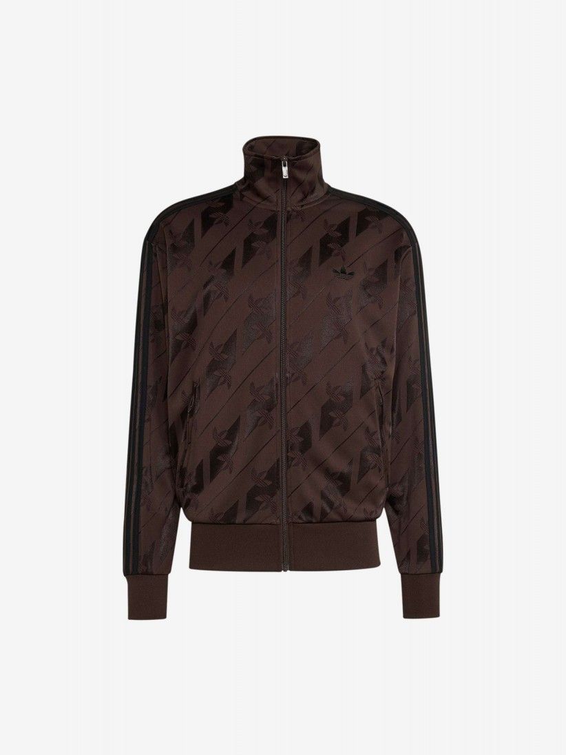 Adidas Monogram Firebird Brown Jacket