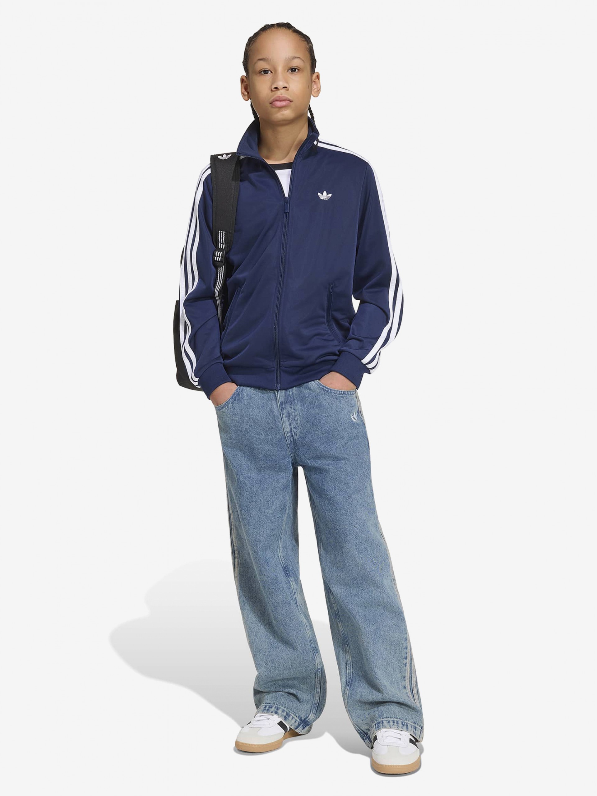 Adidas Firebird Loose J Blue Jacket