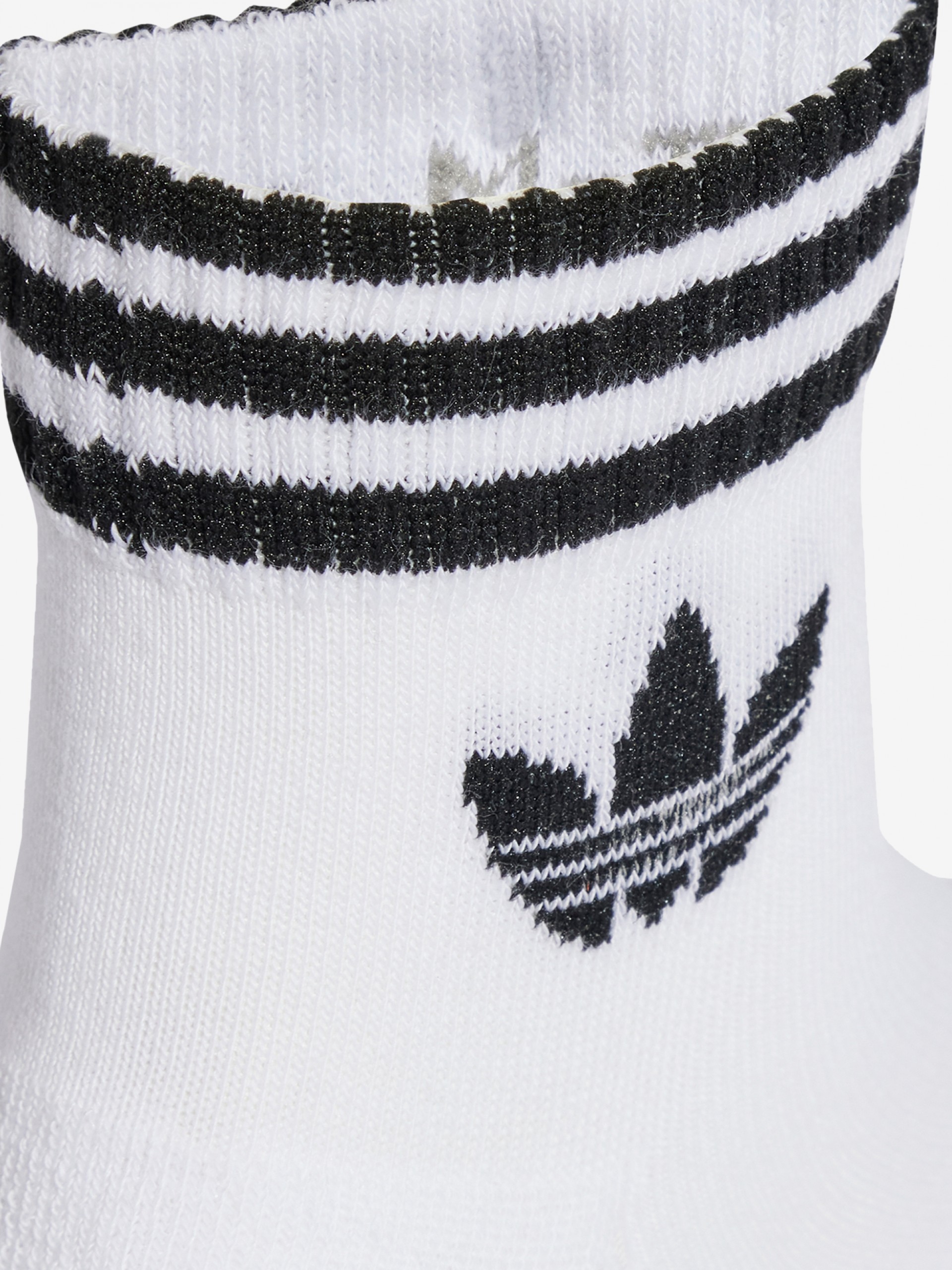 Calcetines Tobilleros Adidas 3-Stripes Blancos (3 Pares)