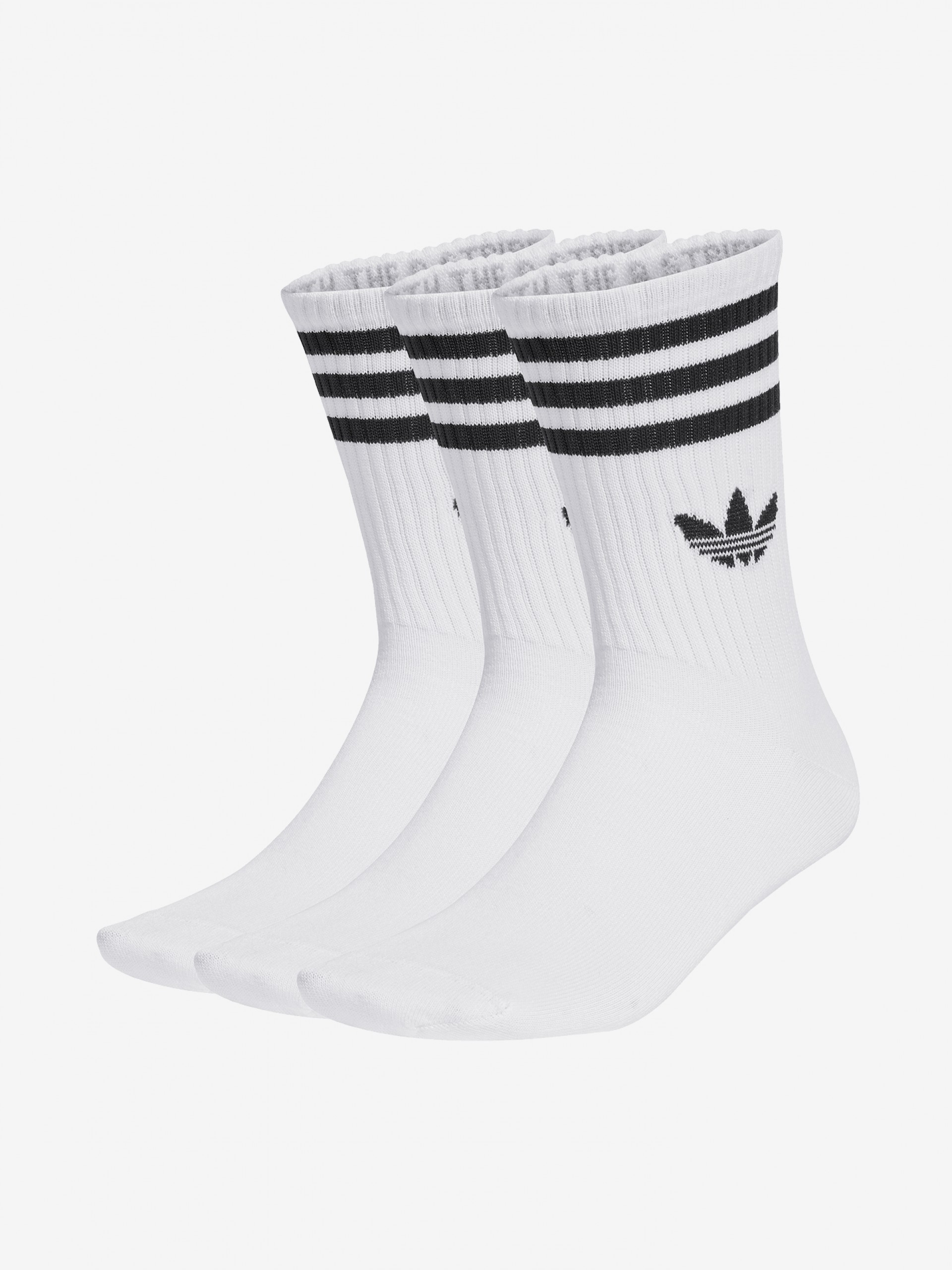 Calcetines Clásicos Adidas 3-Stripes Blancos (3 Pares)
