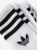 Calcetines Clásicos Adidas 3-Stripes Blancos (3 Pares) Calcetines Clásicos Adidas 3-Stripes Blancos (3 Pares)