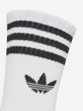 Calcetines Clásicos Adidas 3-Stripes Blancos (3 Pares) Calcetines Clásicos Adidas 3-Stripes Blancos (3 Pares)