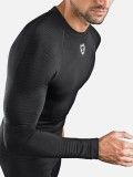 Camiseta de Compresi�n Sak Storm Negra Para Hombre