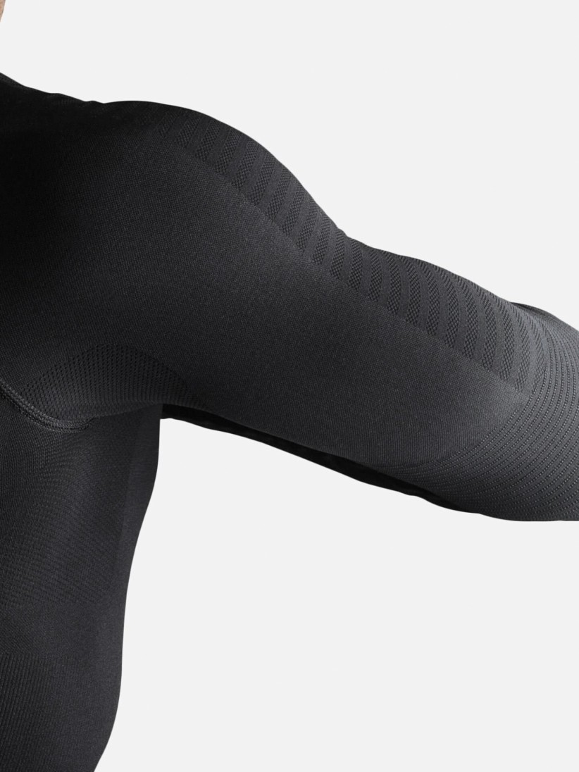Camiseta de Compresi�n Sak Storm Negra Para Hombre