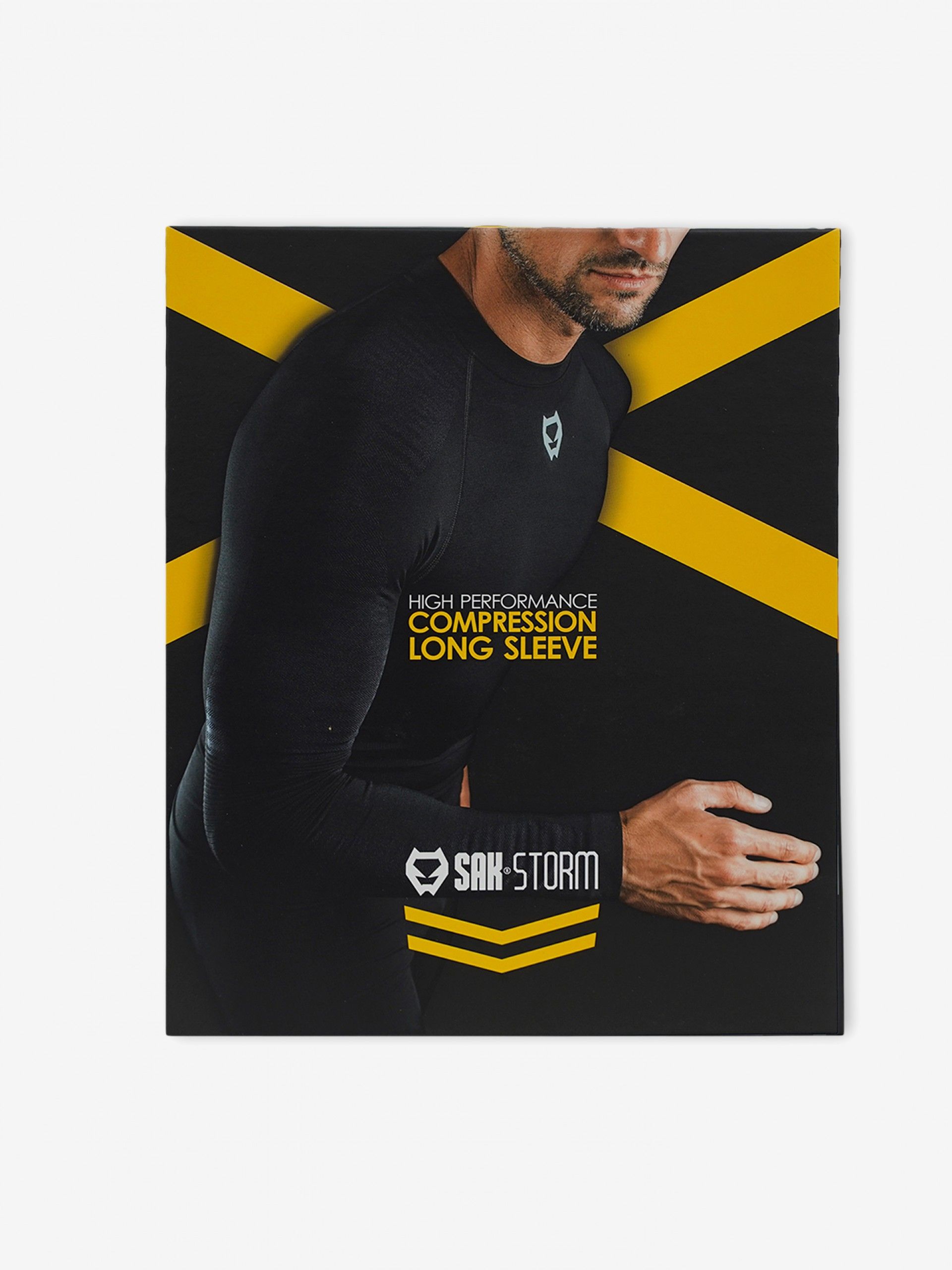 Camiseta de Compresión Sak Storm Negra Para Hombre