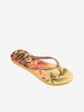 Chinelos Havaianas Slim Tropical Amarelos