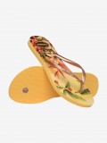 Chinelos Havaianas Slim Tropical Amarelos