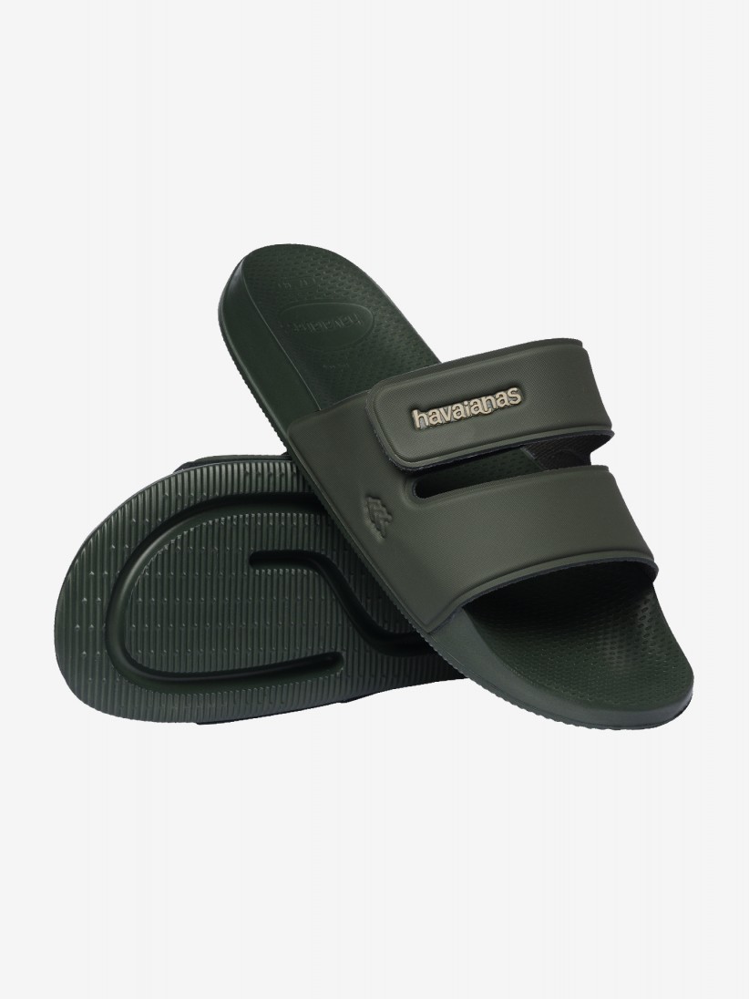 Chanclas Havaianas Slide Strap Verdes