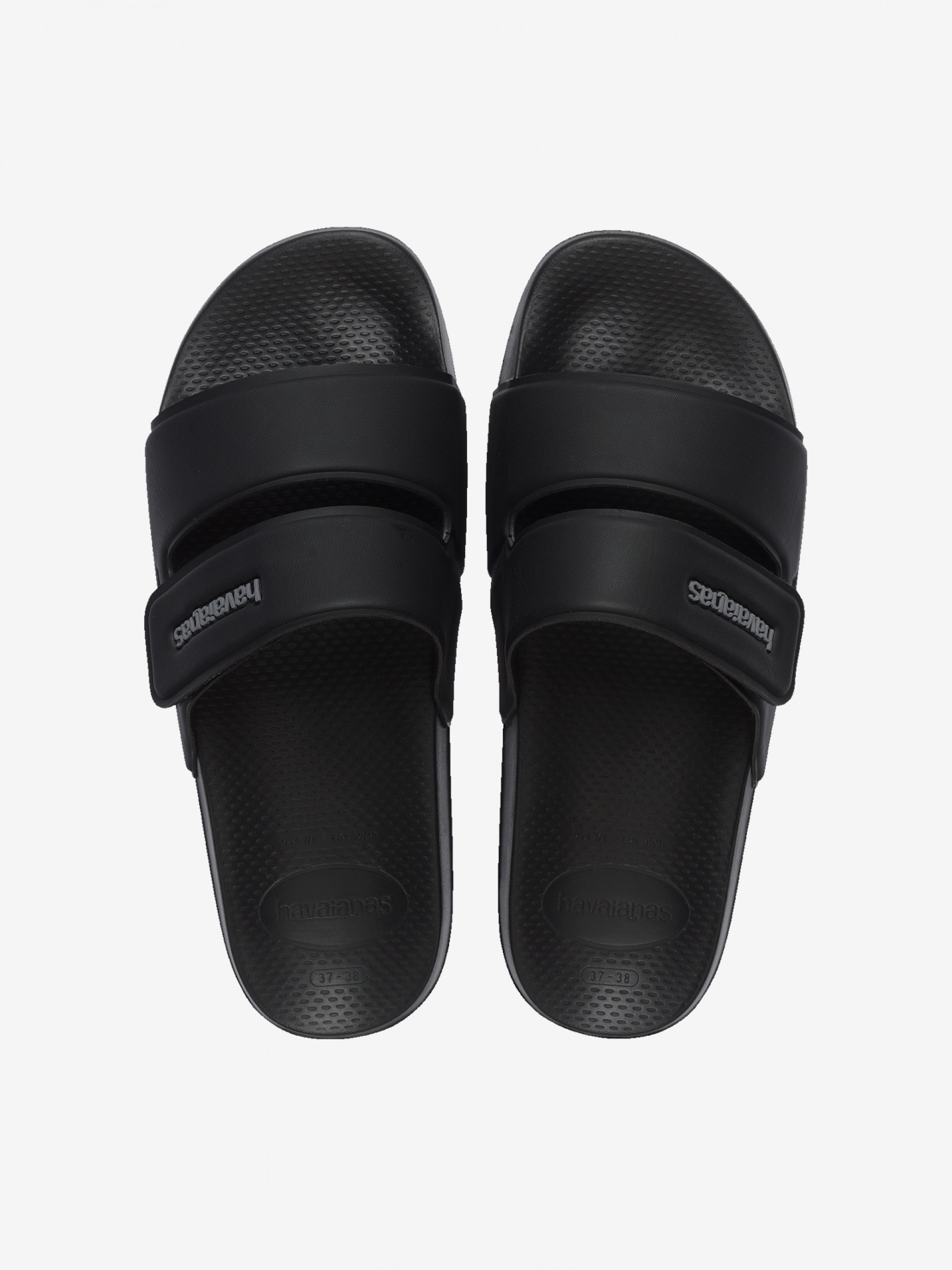 Chinelos Havaianas Slide Strap Pretos