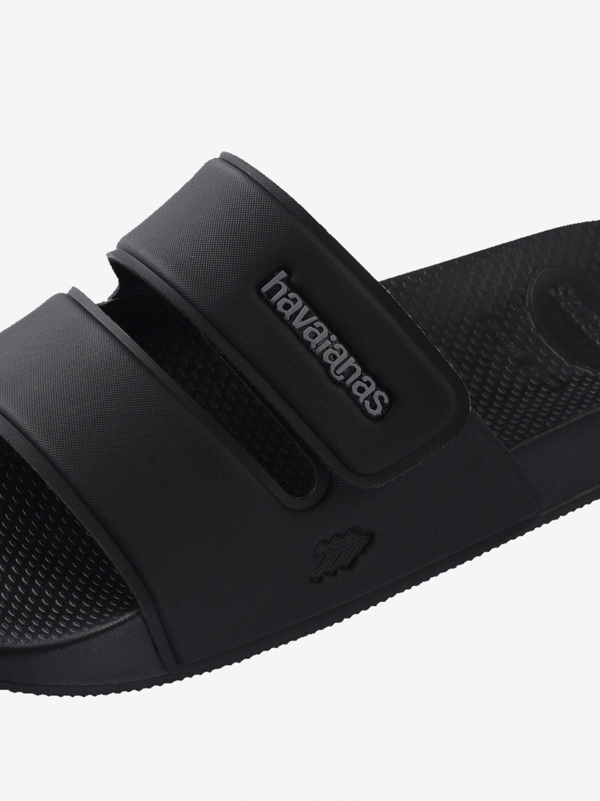 Chinelos Havaianas Slide Strap Pretos