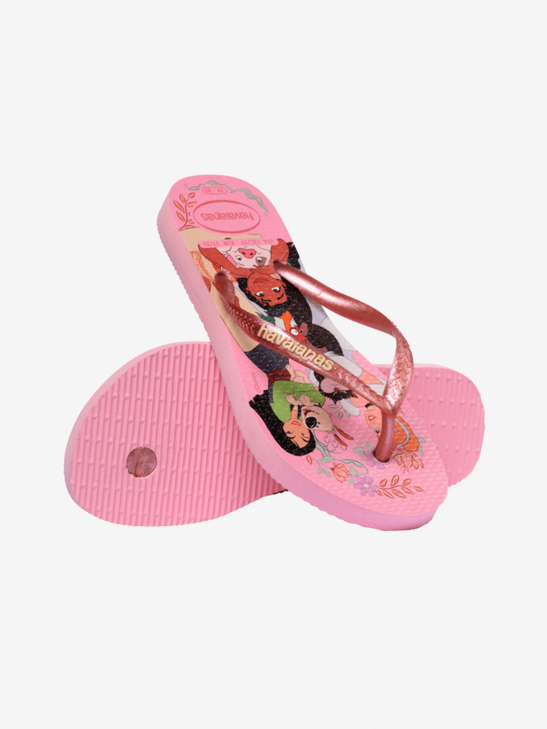 Havaianas Slim Princess Kids Pink Flip Flops