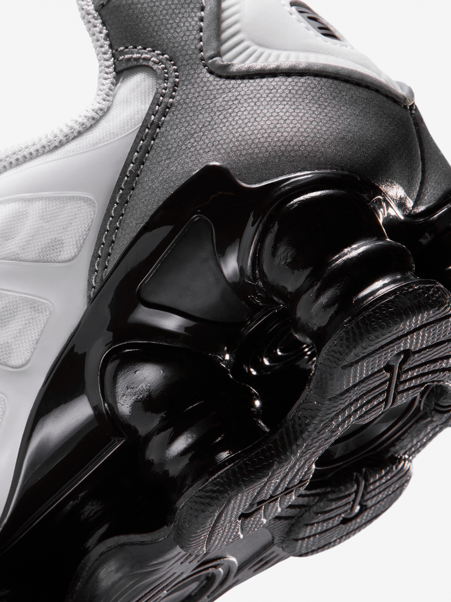 Nike Shox TL White, Grey and Black Junior Sneakers