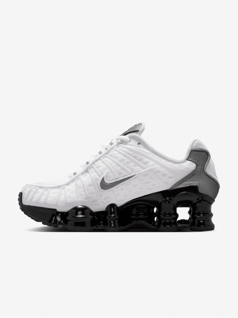 Zapatillas Nike Shox TL Blancas, Grises y Negras Júnior Zapatillas Nike Shox TL Blancas, Grises y Negras Júnior