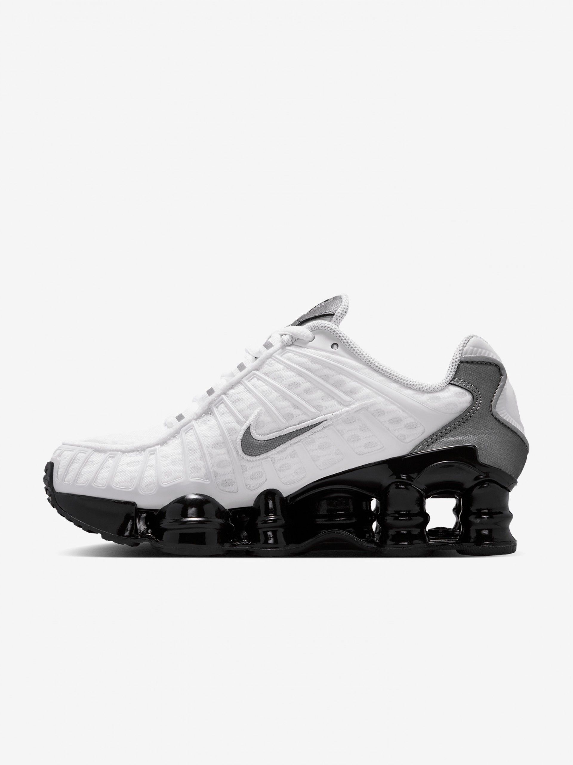 Nike Shox TL White, Grey and Black Junior Sneakers