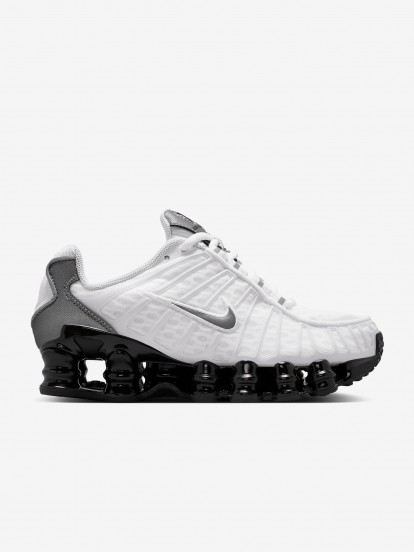 Zapatillas Nike Shox TL Blancas, Grises y Negras Júnior Zapatillas Nike Shox TL Blancas, Grises y Negras Júnior