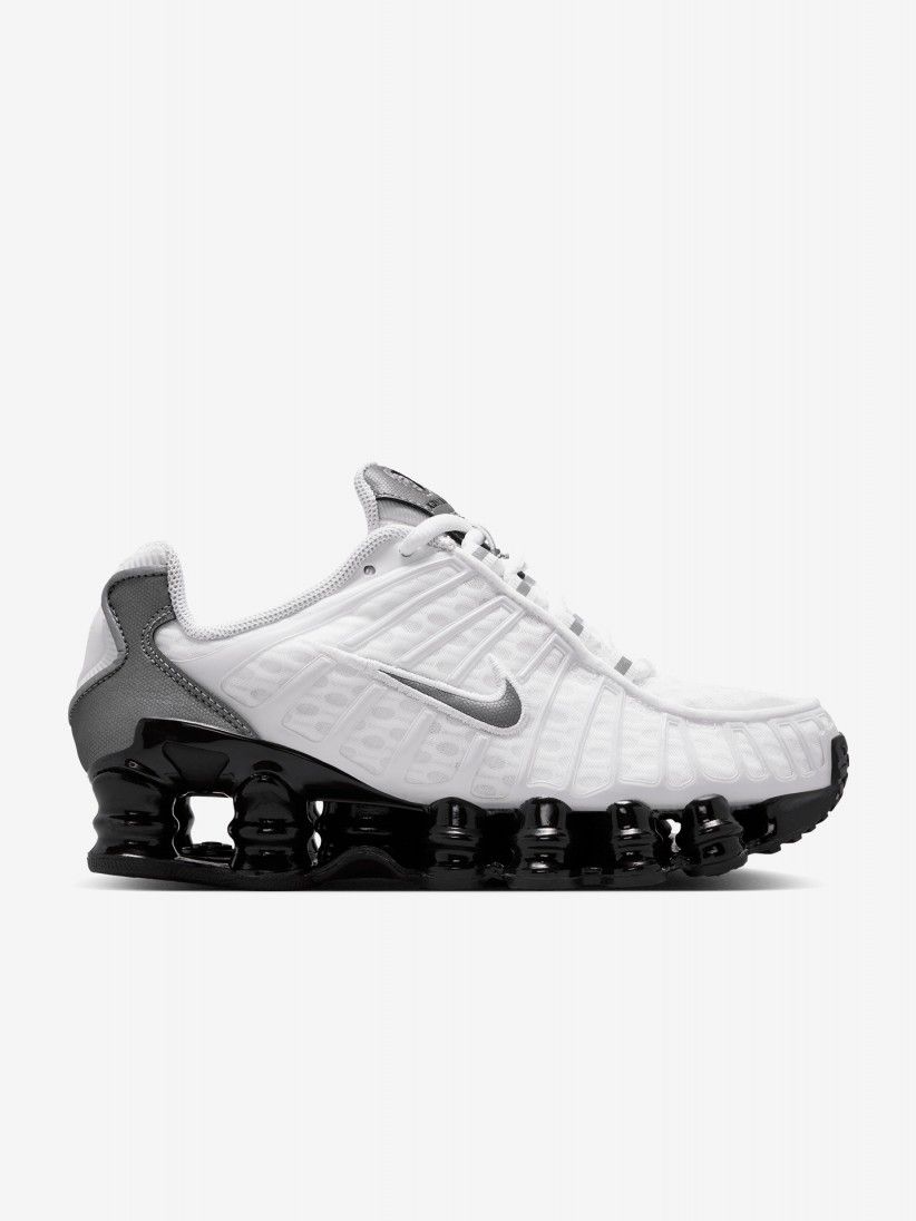 Zapatillas Nike Shox TL Blancas, Grises y Negras Júnior Zapatillas Nike Shox TL Blancas, Grises y Negras Júnior