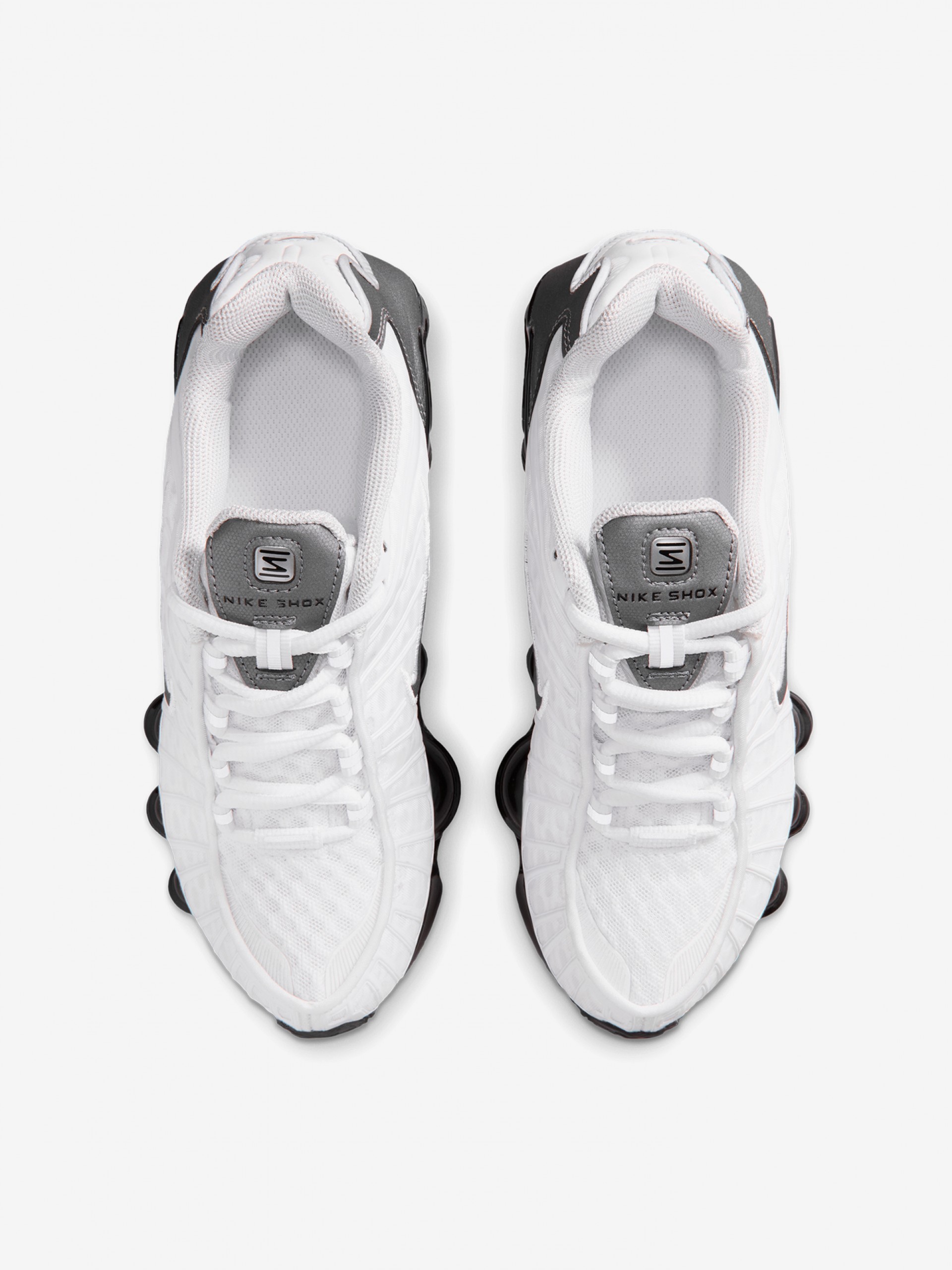 Zapatillas Nike Shox TL Blancas, Grises y Negras Júnior