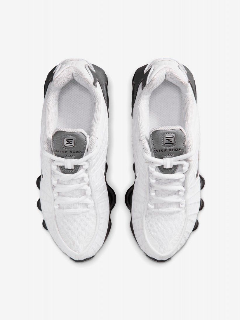 Zapatillas Nike Shox TL Blancas, Grises y Negras Júnior Zapatillas Nike Shox TL Blancas, Grises y Negras Júnior