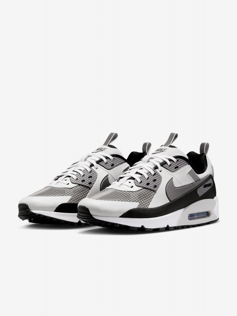 Nike Air Max 90 Gray, White, and Black Sneakers for Men
