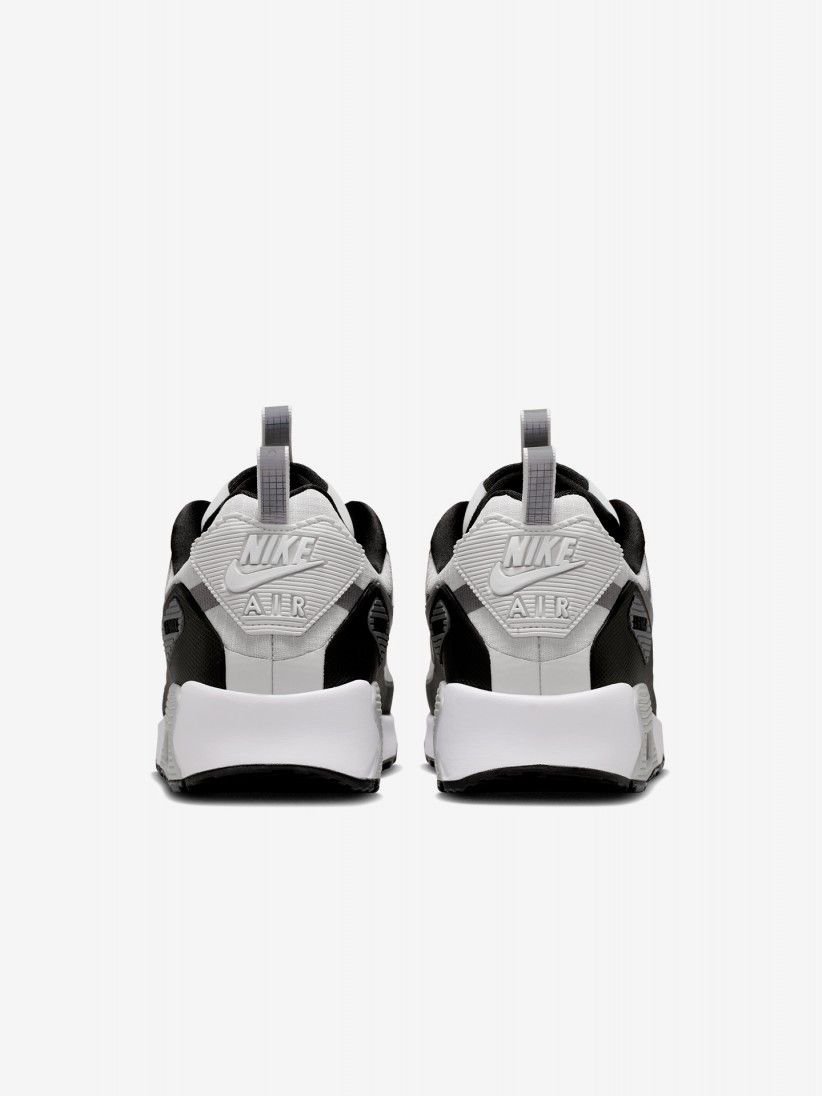 Nike Air Max 90 Gray, White, and Black Sneakers for Men