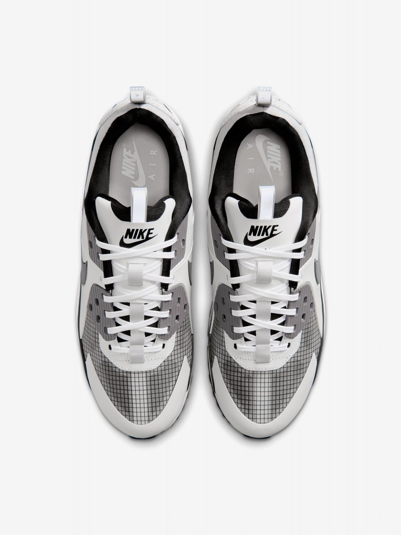 Nike Air Max 90 Gray, White, and Black Sneakers for Men