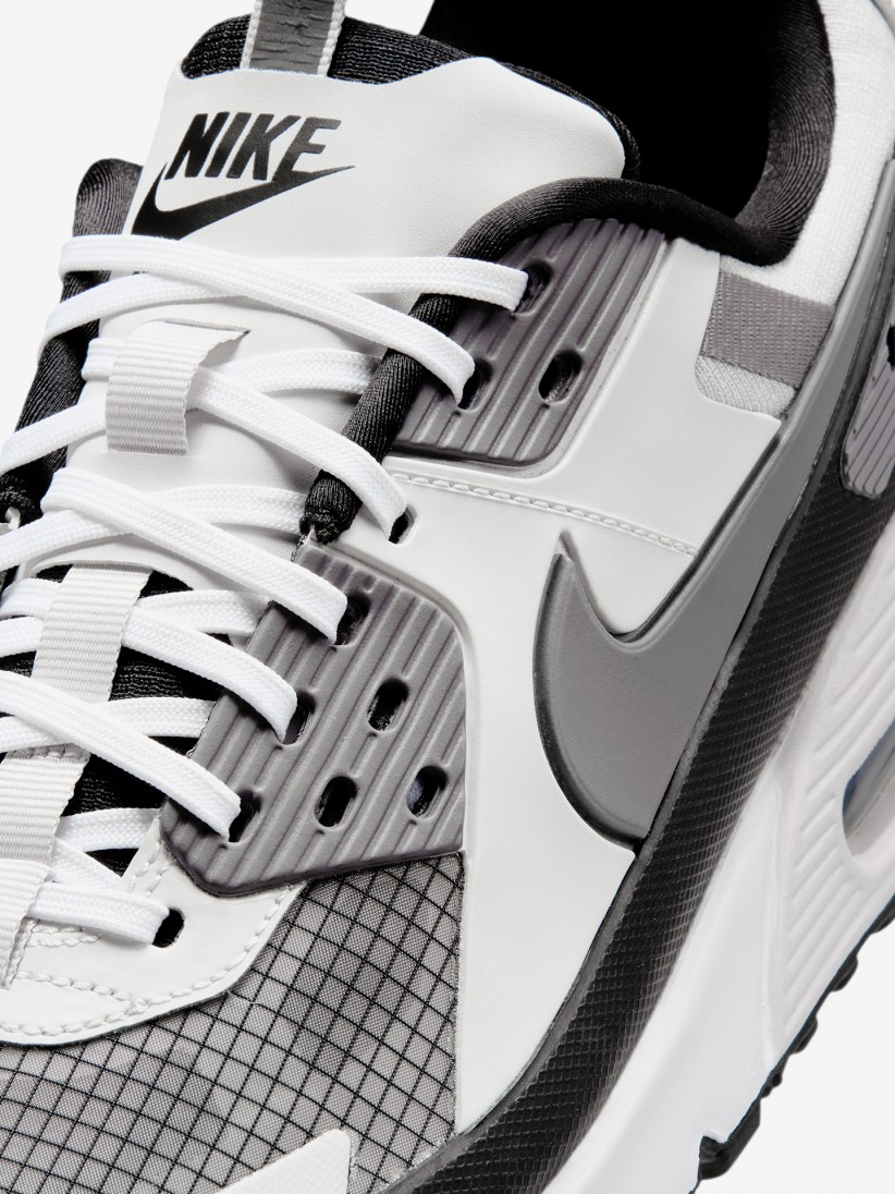 Nike Air Max 90 Gray, White, and Black Sneakers for Men