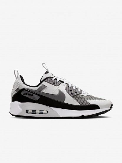 Nike Air Max 90 Gray, White, and Black Sneakers for Men