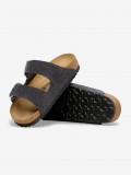 Chinelos Birkenstock Arizona Couro em Camur�a cinzentos