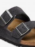 Chinelos Birkenstock Arizona Couro em Camur�a cinzentos